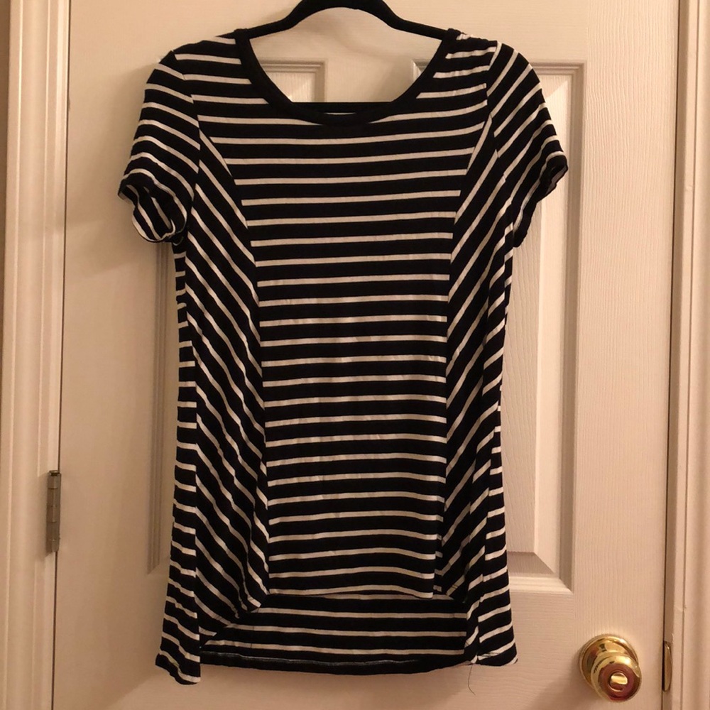 Black and white shirt